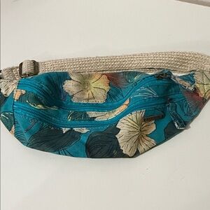 Dakine Teal Floral Mini Waist Bag